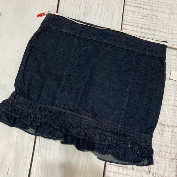 Angels Kiss Juniors denim mini skirt with little ruffles size 13 NWT Y2K - Picture 10 of 10